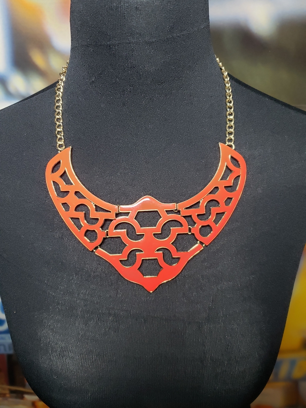 Red Statement Necklace